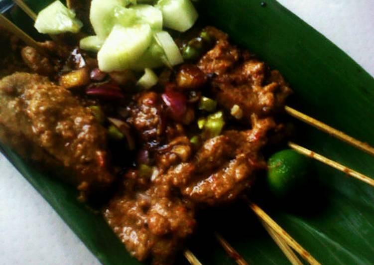 resep lengkap untuk Sate kere (sate tempe gembus) bikin nagih