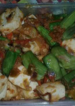 Oseng terong tahu sambal trasi