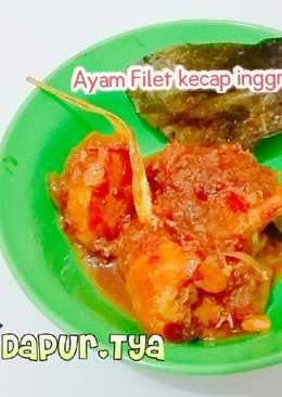 Ayam Fillet Kecap inggris Pedas