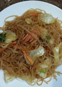 Bihun goreng sederhana