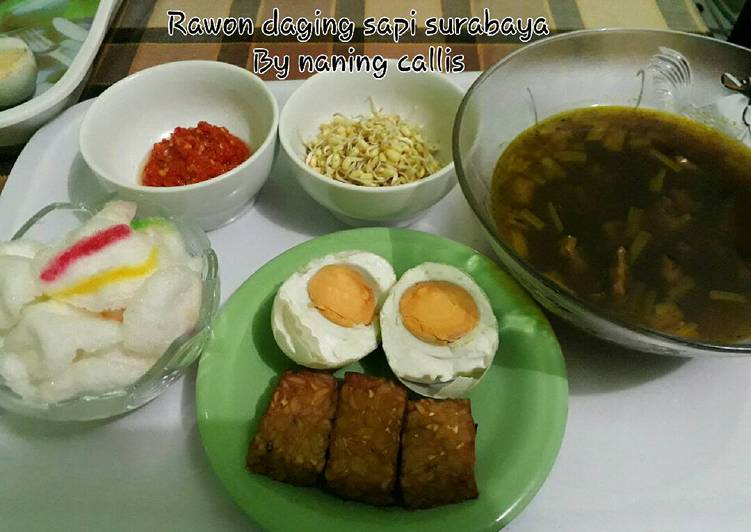 gambar untuk resep makanan Rawon daging surabaya #kitaberbagi