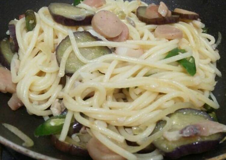 gambar untuk cara membuat Spageti Aglio Olio ala kadarnya