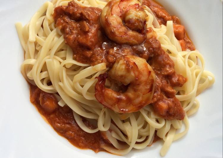 gambar untuk resep makanan Spaghetti corned tuna