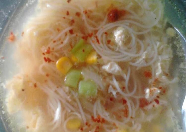 Resep Sup Ayam Jagung Mi Soa Karya Mia Menik Indriastuti