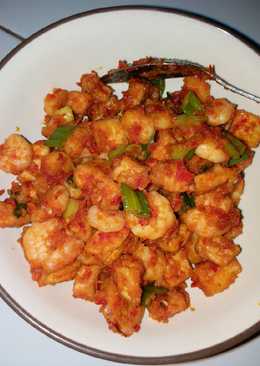 Balado Udang Tahu