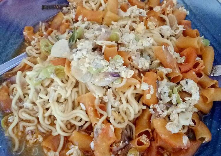 resep Mie Seblak kuah Kerupuk Udang dan Macaroni ala chef Gunawan ??