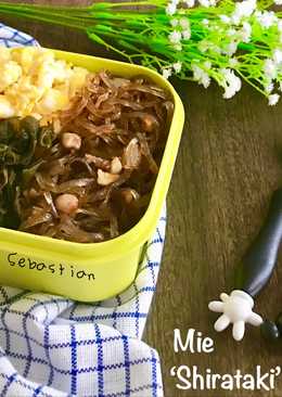 Mie â€˜Shiratakiâ€™ Goreng -Keto #ketopad_cp_bento