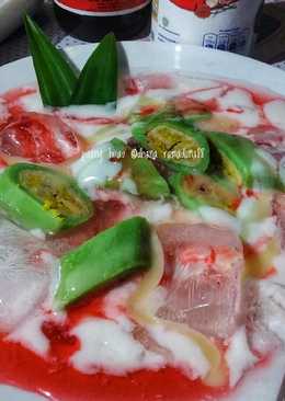 Es pisang ijo kukus by dhana