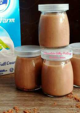 Chocolate Silky Pudding / puding puyo coklat