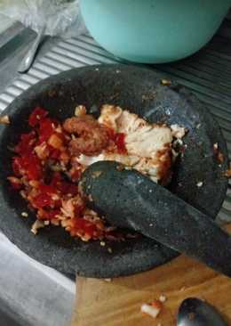 Ayam geprek sederhana