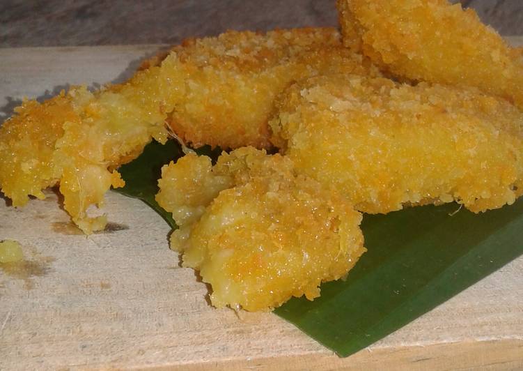 resep Nugget ubi rambat/gethuk goreng