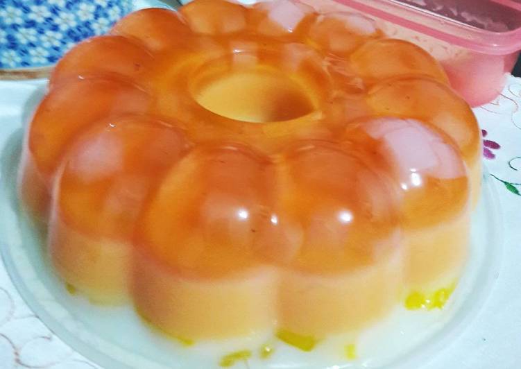 resep lengkap untuk Puding Mango Milky Hits