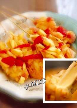 HotTang saus mozarella (Hotdog Kentang)