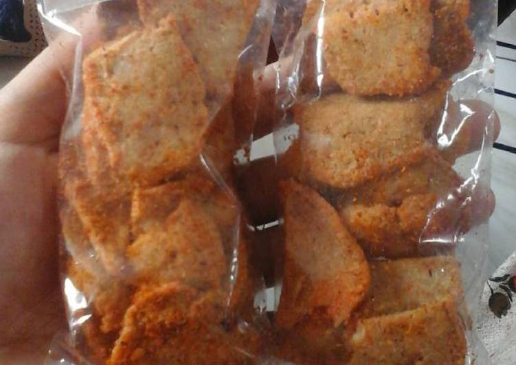 resep Kripik basreng manis pedas