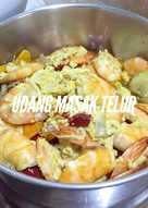 Udang masak telur