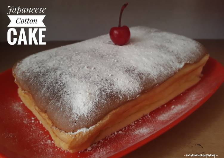 resep lengkap untuk Japaneese Cotton Cake #beranibaking