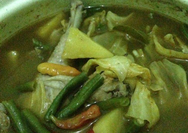 resep lengkap untuk Sop Bebek Asam Pedas (pr_kacangpanjang)