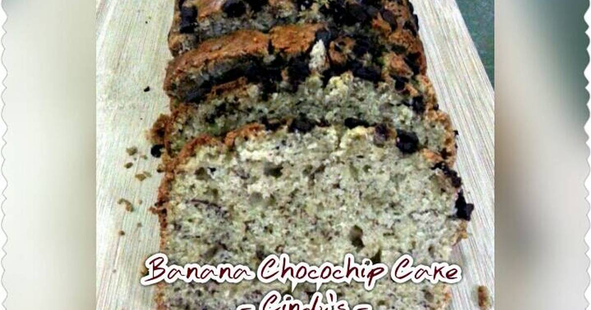 Resep Banana Chocochip Cake