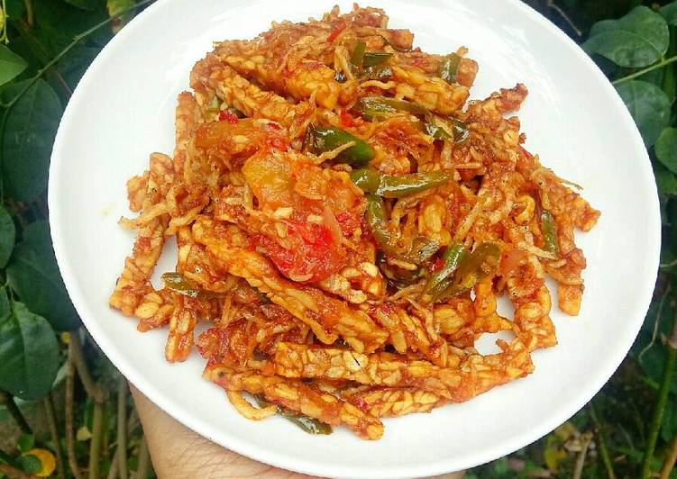 gambar untuk cara membuat Tempe Asam Manis Teri Medan