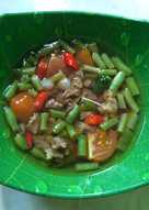 Asem - asem buncis daging sapi