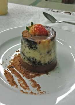 Puding Susu Oreo Lapis Coklat