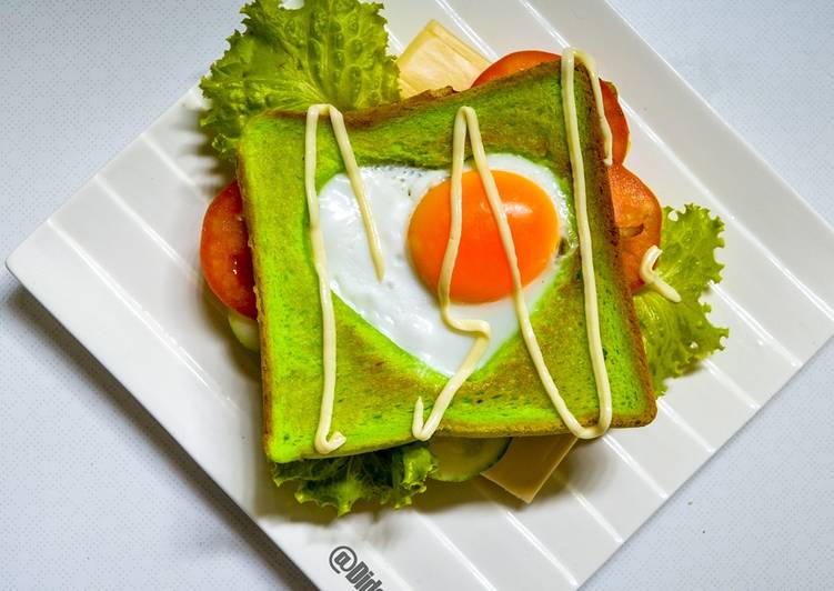 cara membuat Heart-Shaped Egg Toast Valentine| Roti Bakar Rumahan