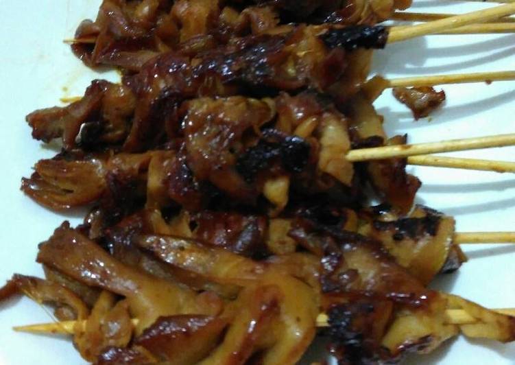 resep masakan Sate jamur.....sehat utk diet