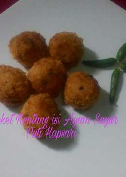 Kroket Kentang isi Ayam Sayur