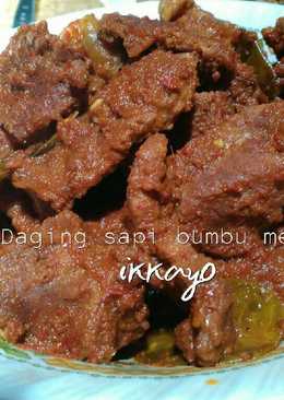 Daging sapi bumbu merah