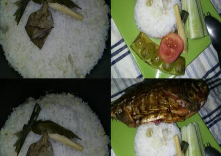 resep Nasi liwet magic com dn ikan bakar