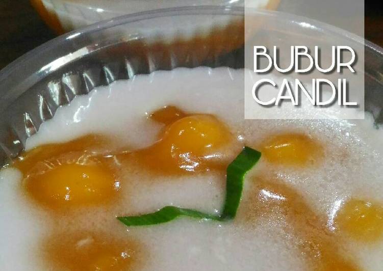 bahan dan cara membuat Bubur Candil