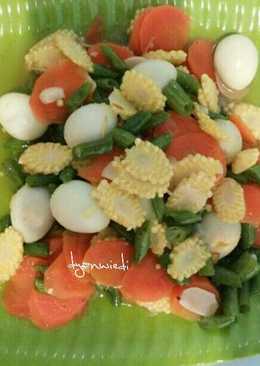 Capcay telur puyuh