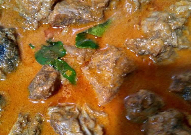 bahan dan cara membuat Rendang sapi