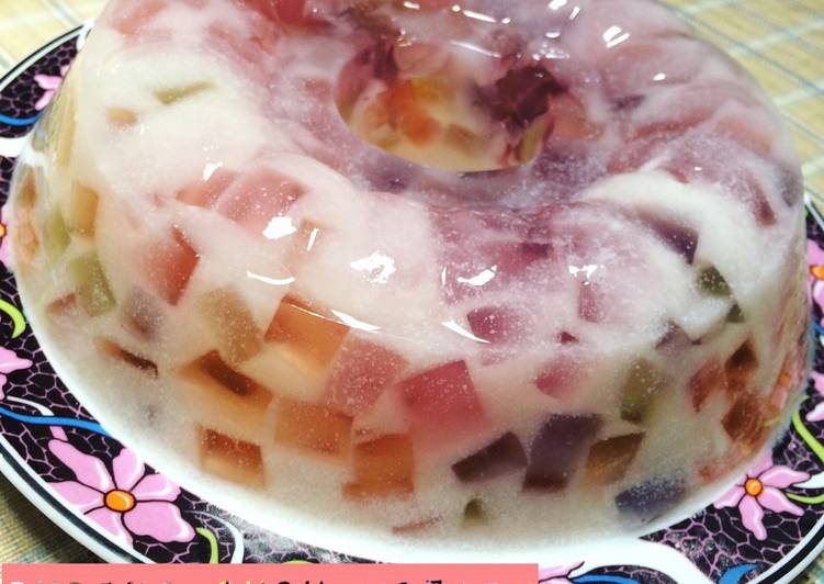 Resep Puding Susu Mozaik ?? Oleh Dini Rahmawati