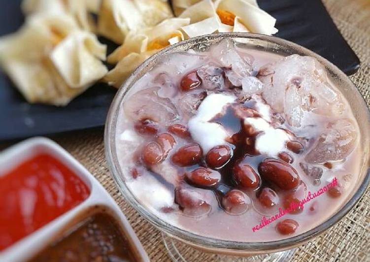 gambar untuk resep makanan Es kacang merah