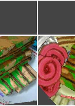Ogura Army & roll cake hemat(2resep cm 8telur)