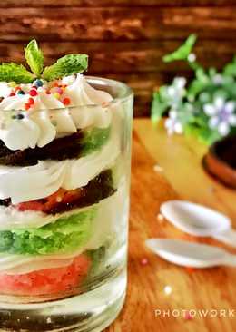 Cake kukus putel in jar