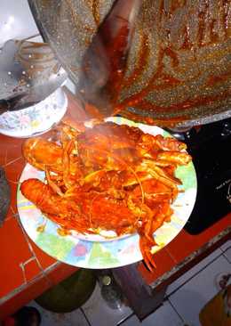 Lobster dan Rajungan Saos Pedas