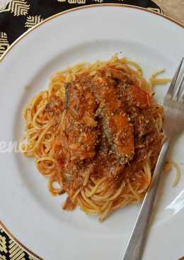 Spaghetti saus sarden #PR_Pasta