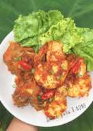 Udang & iga bakar teflon