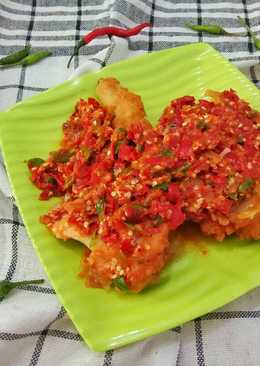 Ayam Geprek pedas mantap