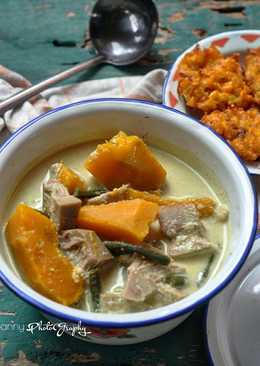 Gangan Waluh Nangka Besantan (Sayur Labu Nangka Bersantan)