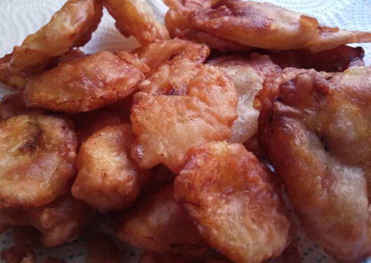 gambar untuk cara membuat Goreng pisang tanduk