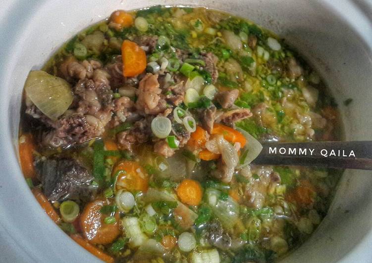 gambar untuk resep Sop Daging Sapi Slowcooker #KitaBerbagi