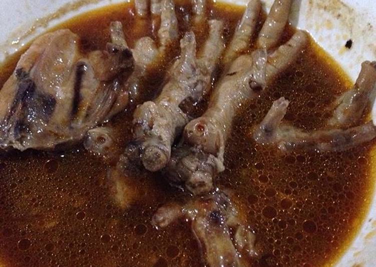 Resep Angsio Ceker Ayam (Semur Ceker) - Dea Resty