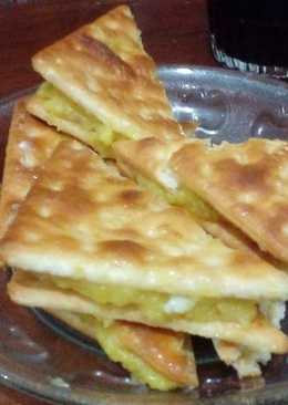 Biskuit crackers isi fla gampang