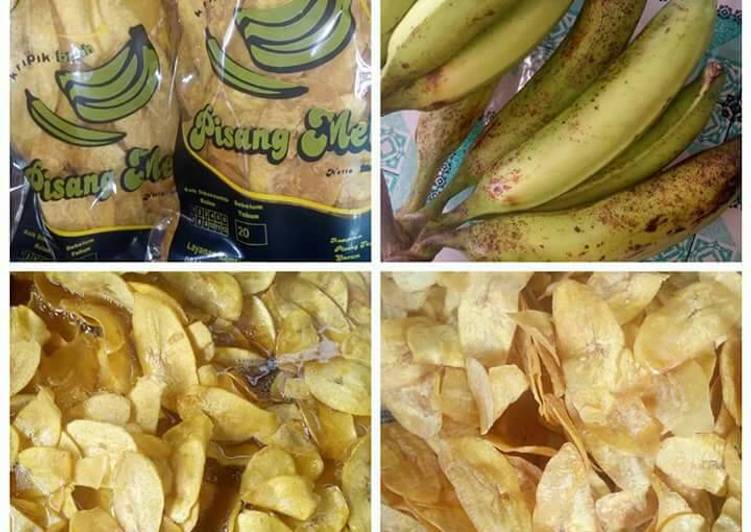 resep makanan Kripik pisang tanduk meira