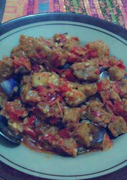 Tempe terong balado #BikinRamadanBerkesan
