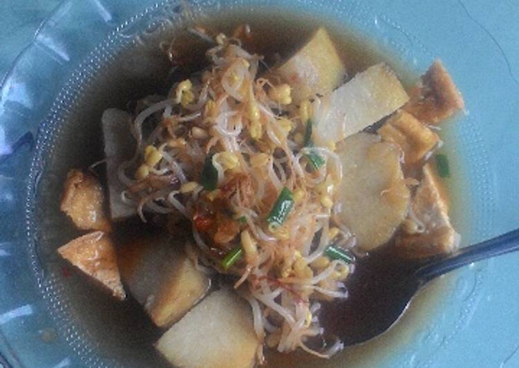 cara membuat Lontong Balap Sederhana