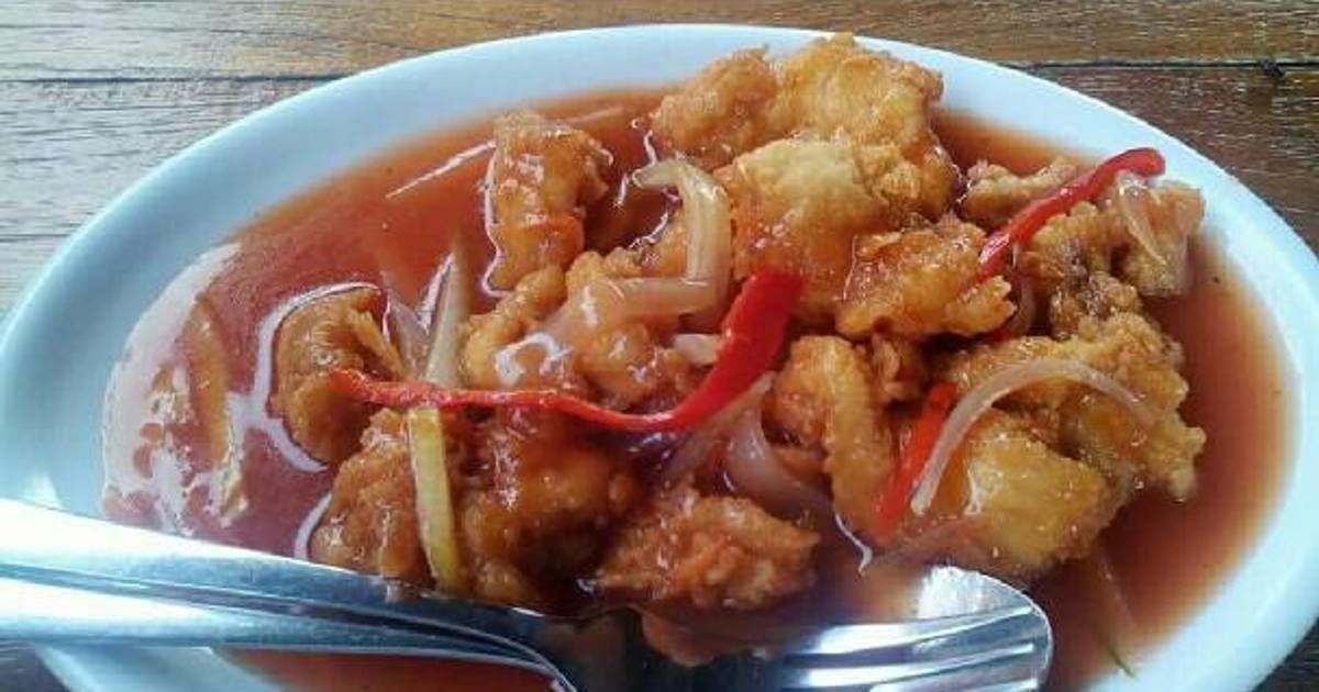 Resep Ayam asam manis simple ala Gita Mommy Hosea